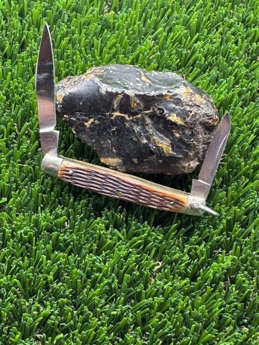 VINTAGE WESTERN USA S-901 POCKETKNIFE CAMP SCOUT MODEL